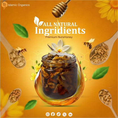 Nuts Honey - 100% Organic Premium Quality